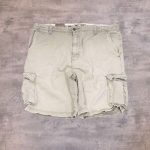 00's Quicksilver Faded Cargo Skate Core Surf Core Utility Wide Brown Short's